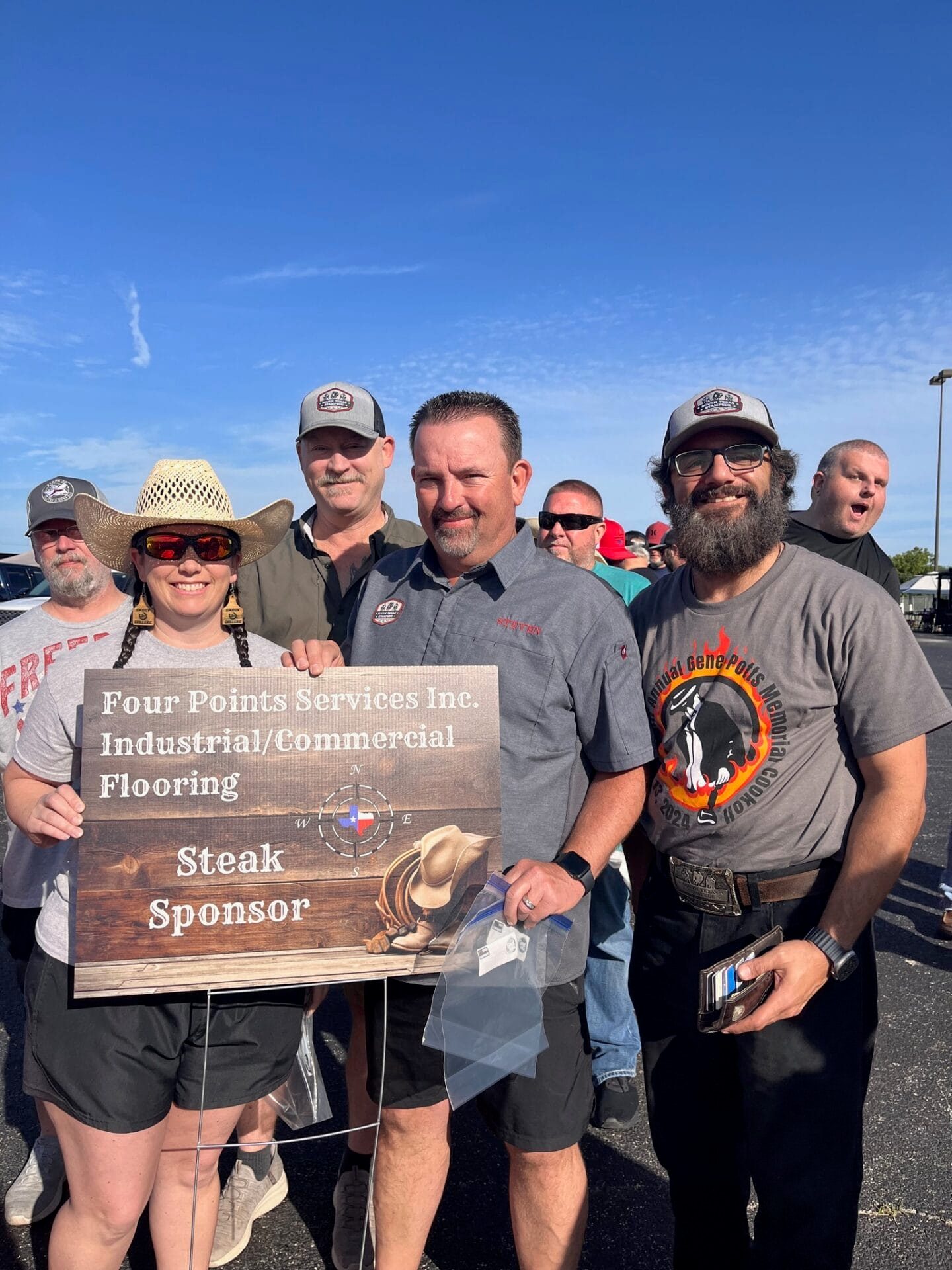 Four Points Services Inc. Industrial / Commercial Flooring Steak Sponsor