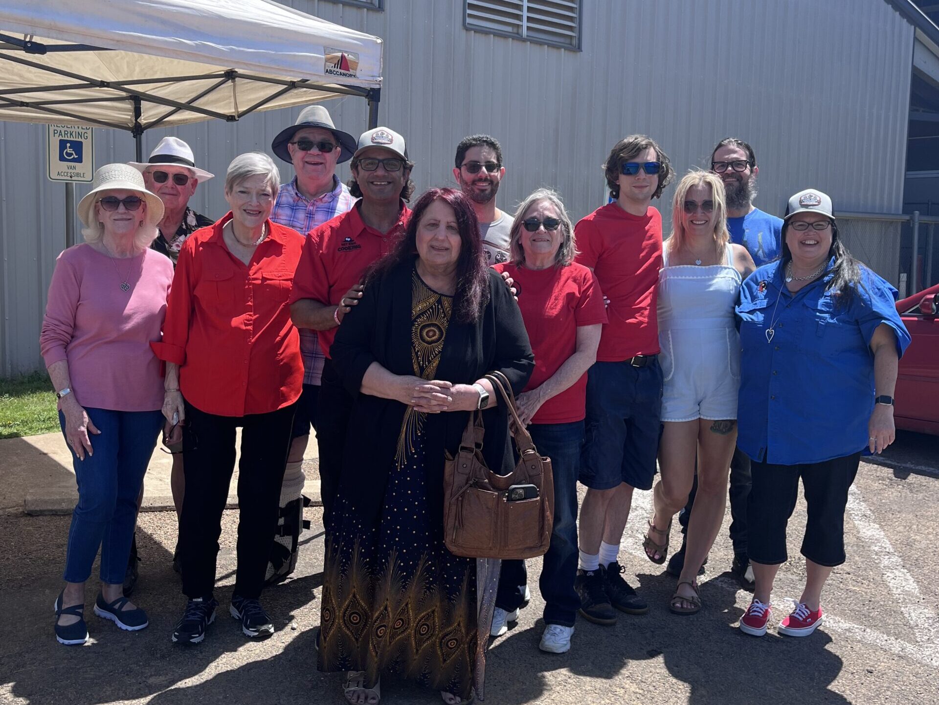 Gene Potts Memorial supporters gathered at the sixth annual steak cookoff.