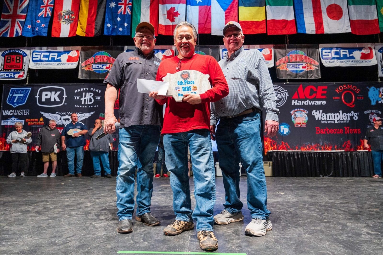 James Garza 6th Place in Ribs