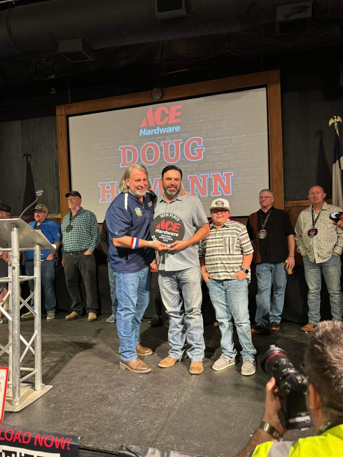 Doug Homann Award Acceptance