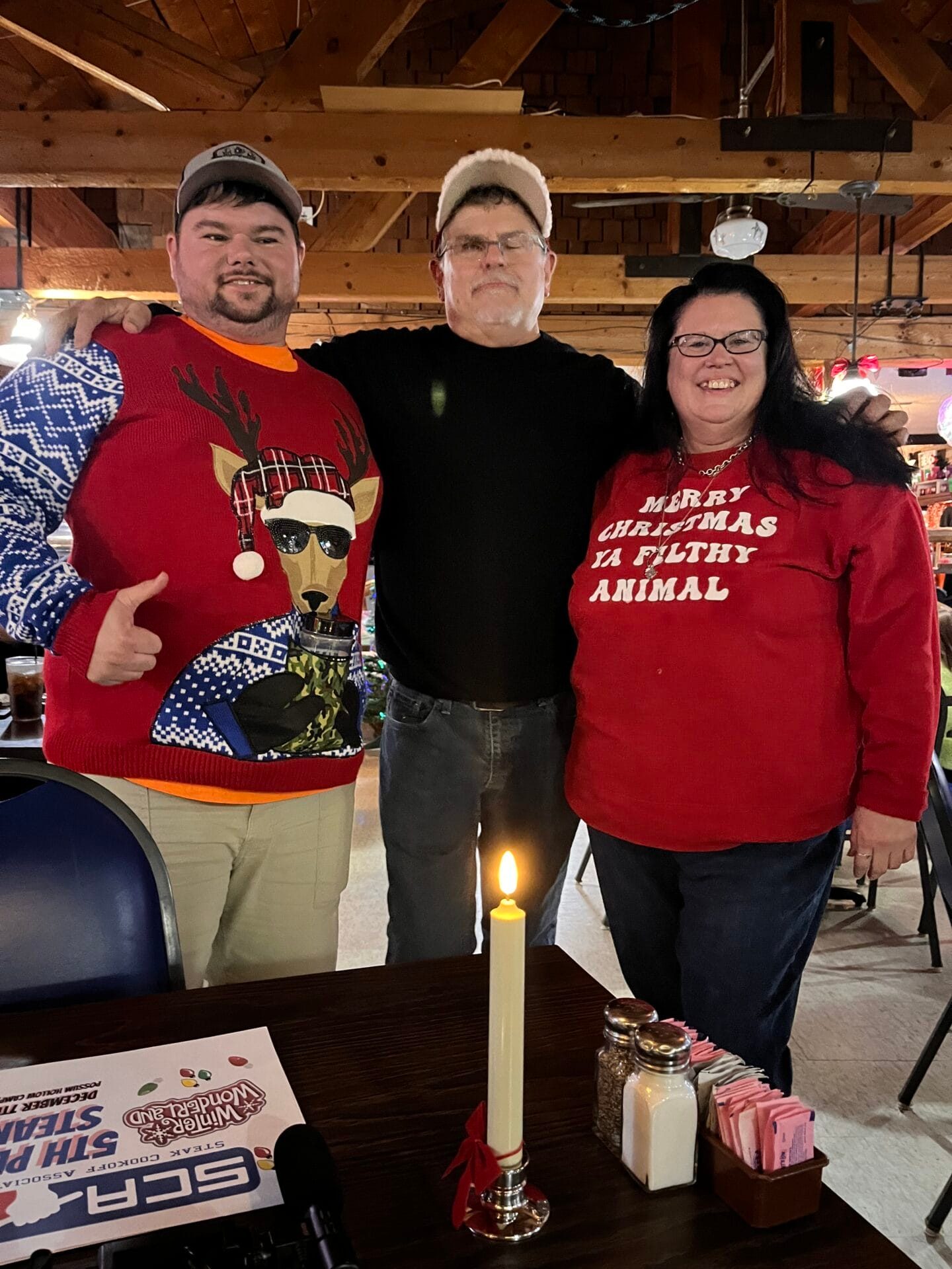 Evan, Ken, and Carrie