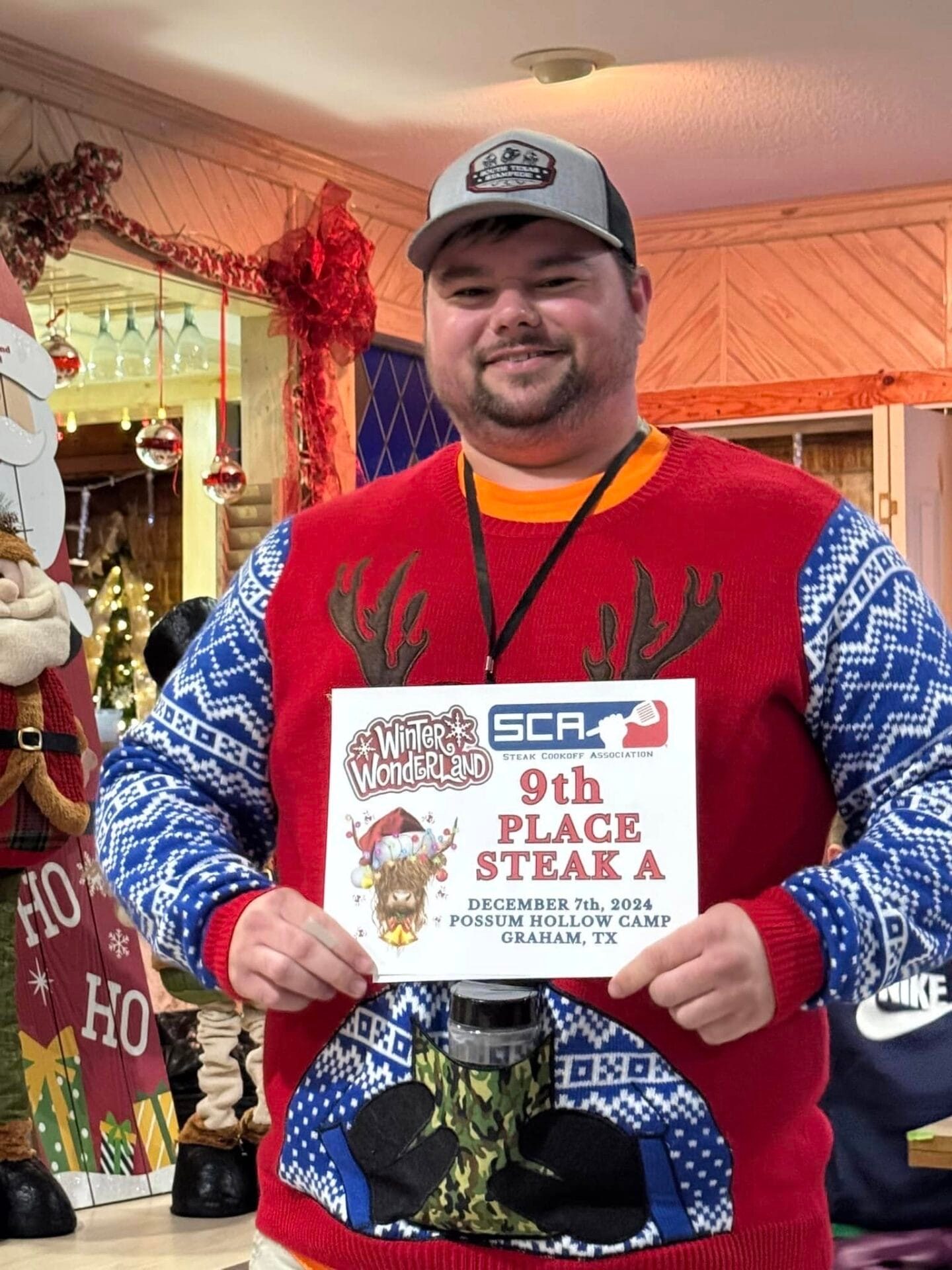 Evan Warren 9th Place Steak Win