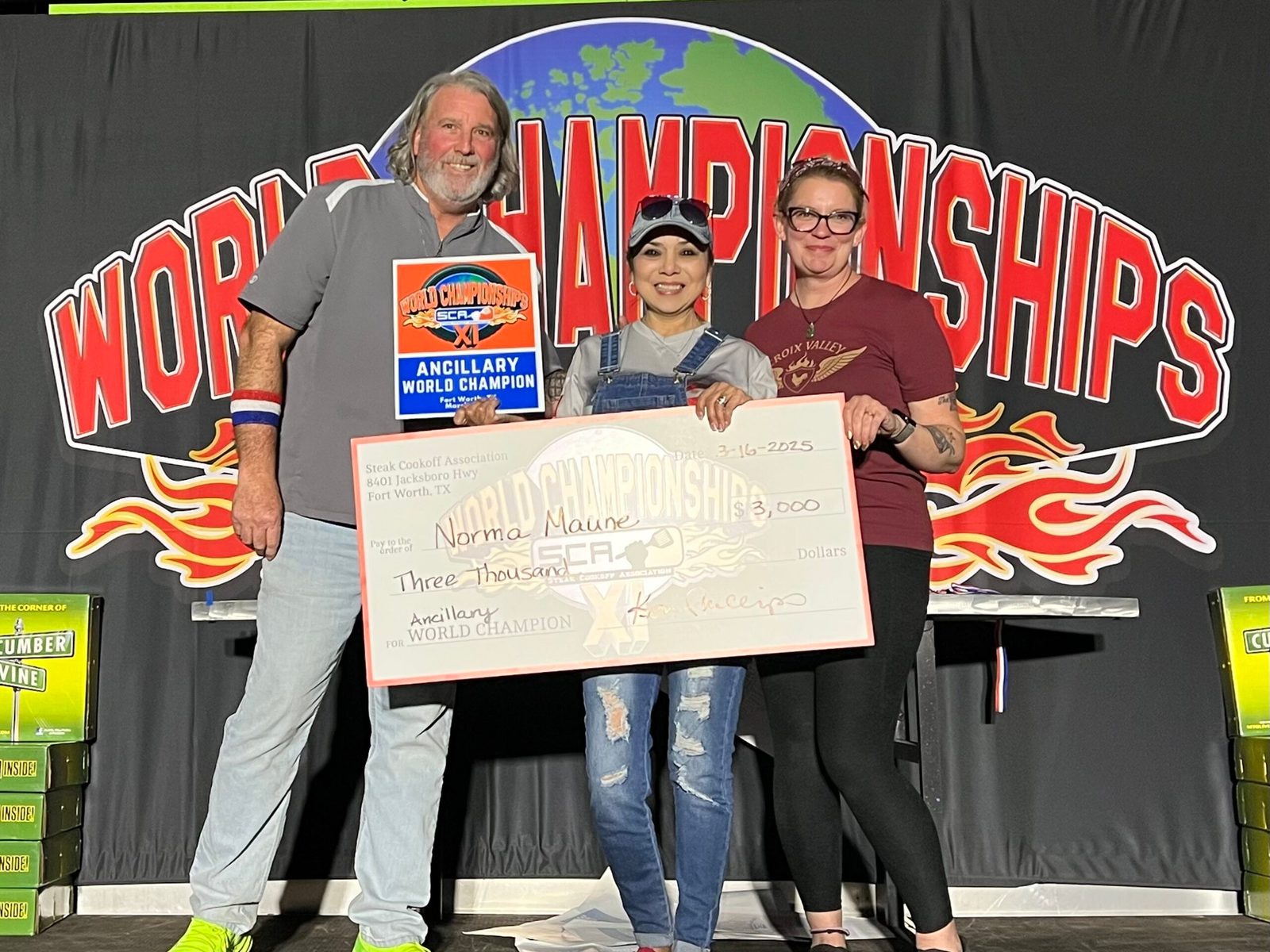 SCA World Championship XI Results - Norma Maune Ancillary World Champion